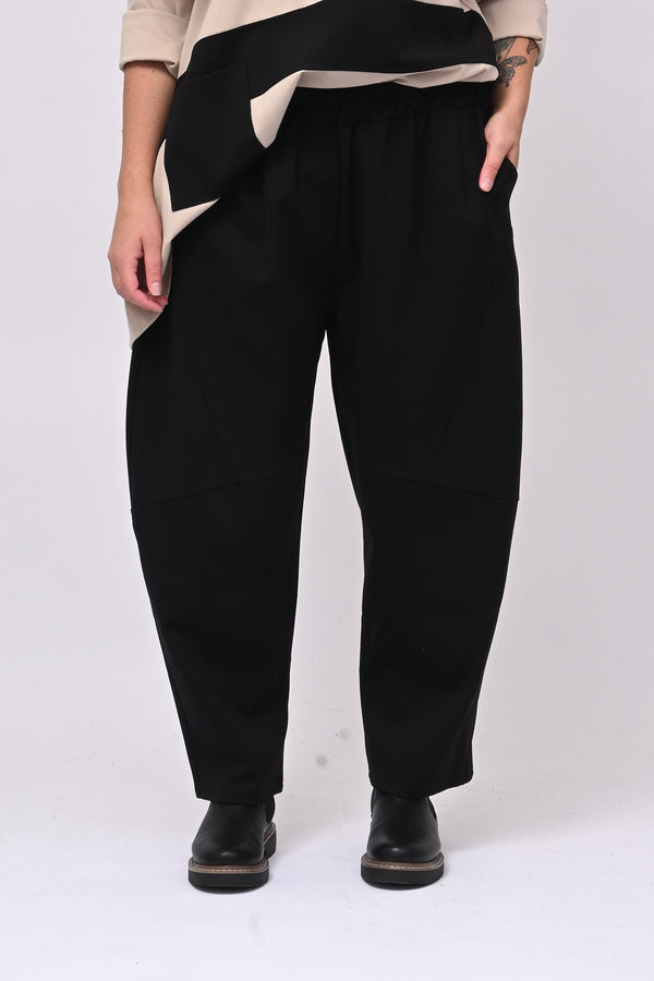 Pantalone over punto Milano - Nero