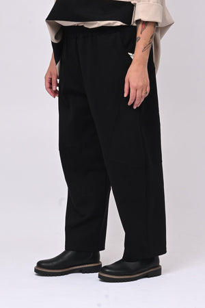 Pantalone over punto Milano - Nero