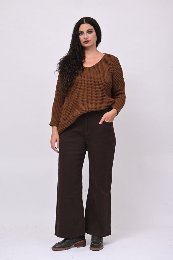 Jeans wide leg - Moro