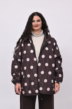 Piumino over pois - Moro