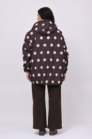 Piumino over pois - Moro