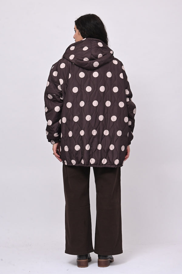 Piumino over pois - Moro