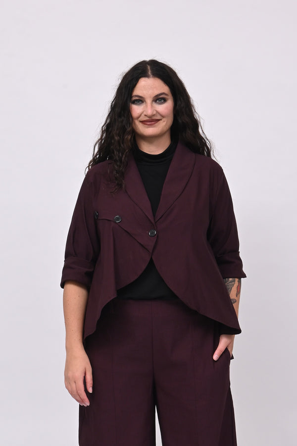Giacca bengalina bottoni - Barolo