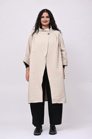 Cappotto trapuntato ovetto - Burro