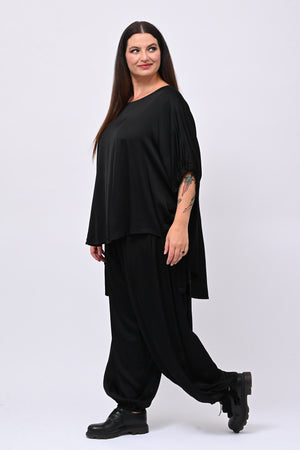 Completo raso lacci - Nero