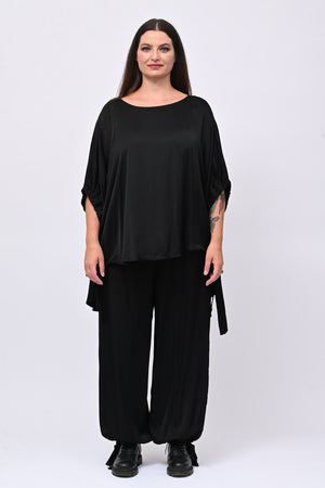 Completo raso lacci - Nero