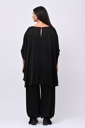 Completo raso lacci - Nero