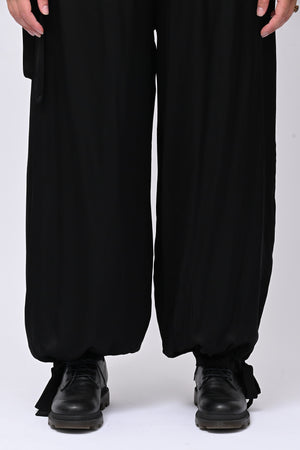 Completo raso lacci - Nero