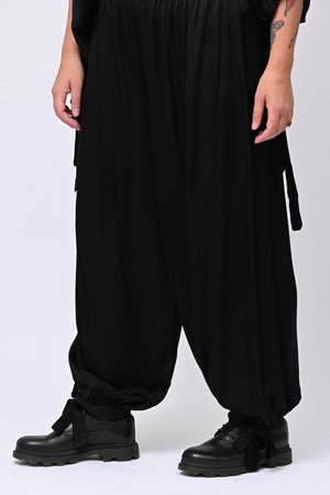 Completo raso lacci - Nero