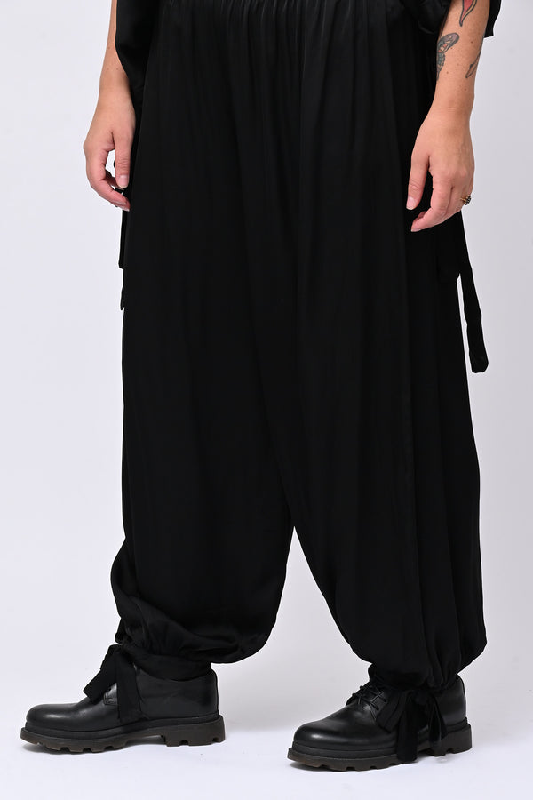 Completo raso lacci - Nero