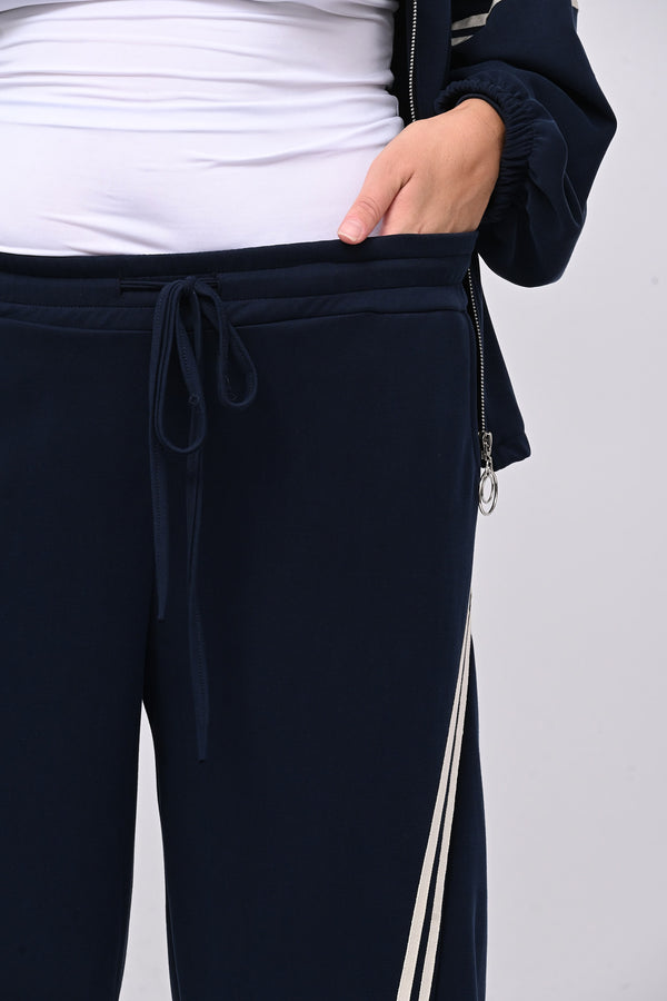 Tuta neoprene righe - Blu