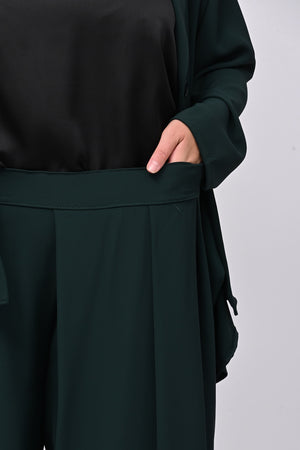 Completo cadì punte - Verde bottiglia