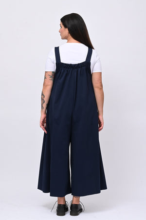 Jumpsuite over bottone - Blu