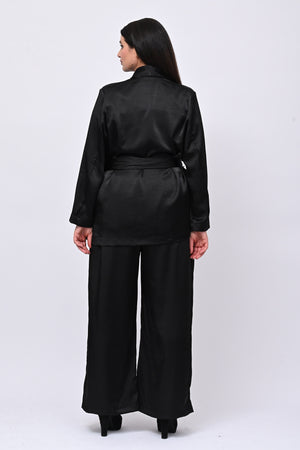 Completo raso frange - Nero