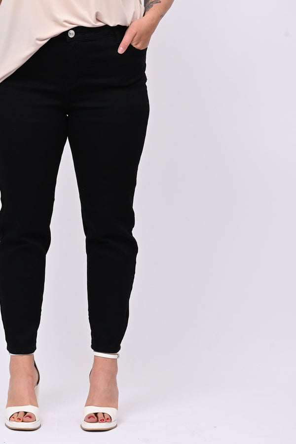 Jeans stretch basic - Nero