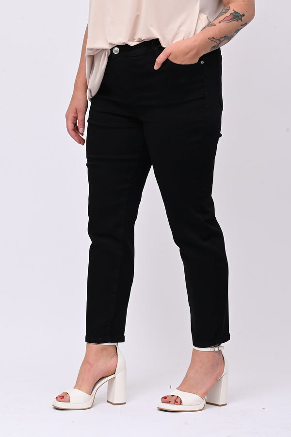 Jeans stretch basic - Nero