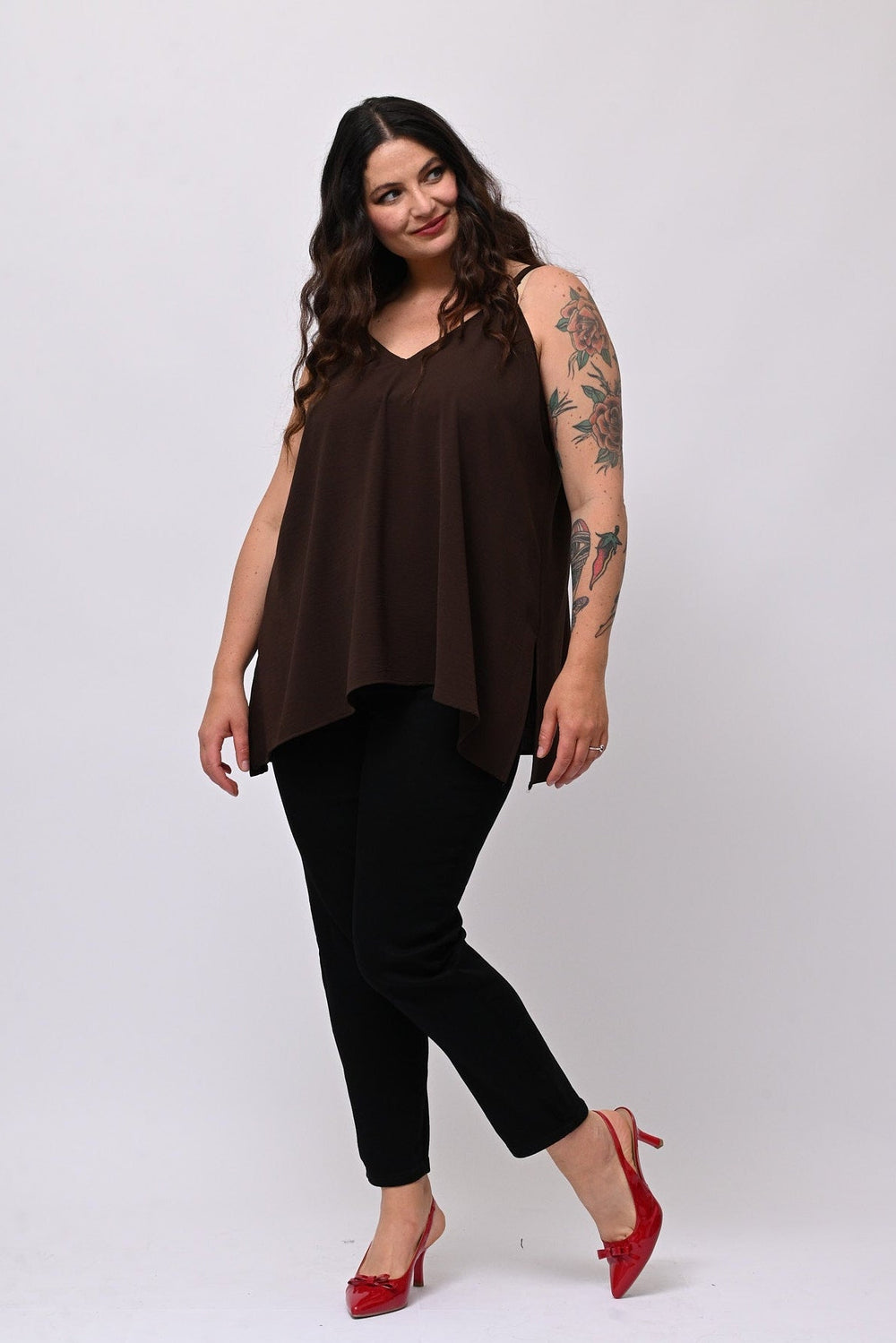 Top bretella basic - Moro