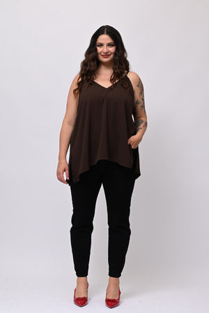 Top bretella basic - Moro