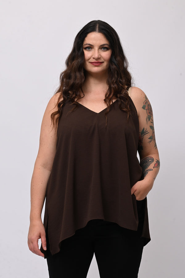 Top bretella basic - Moro