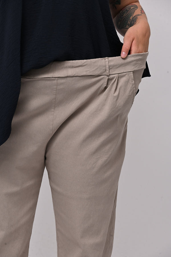 Pantalone bengalina over - Fango
