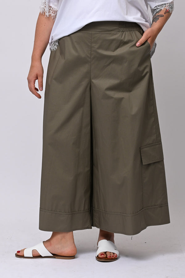 Gaucho tasconi popeline - Kaki