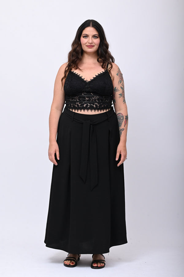 Bralette pizzo - Nero