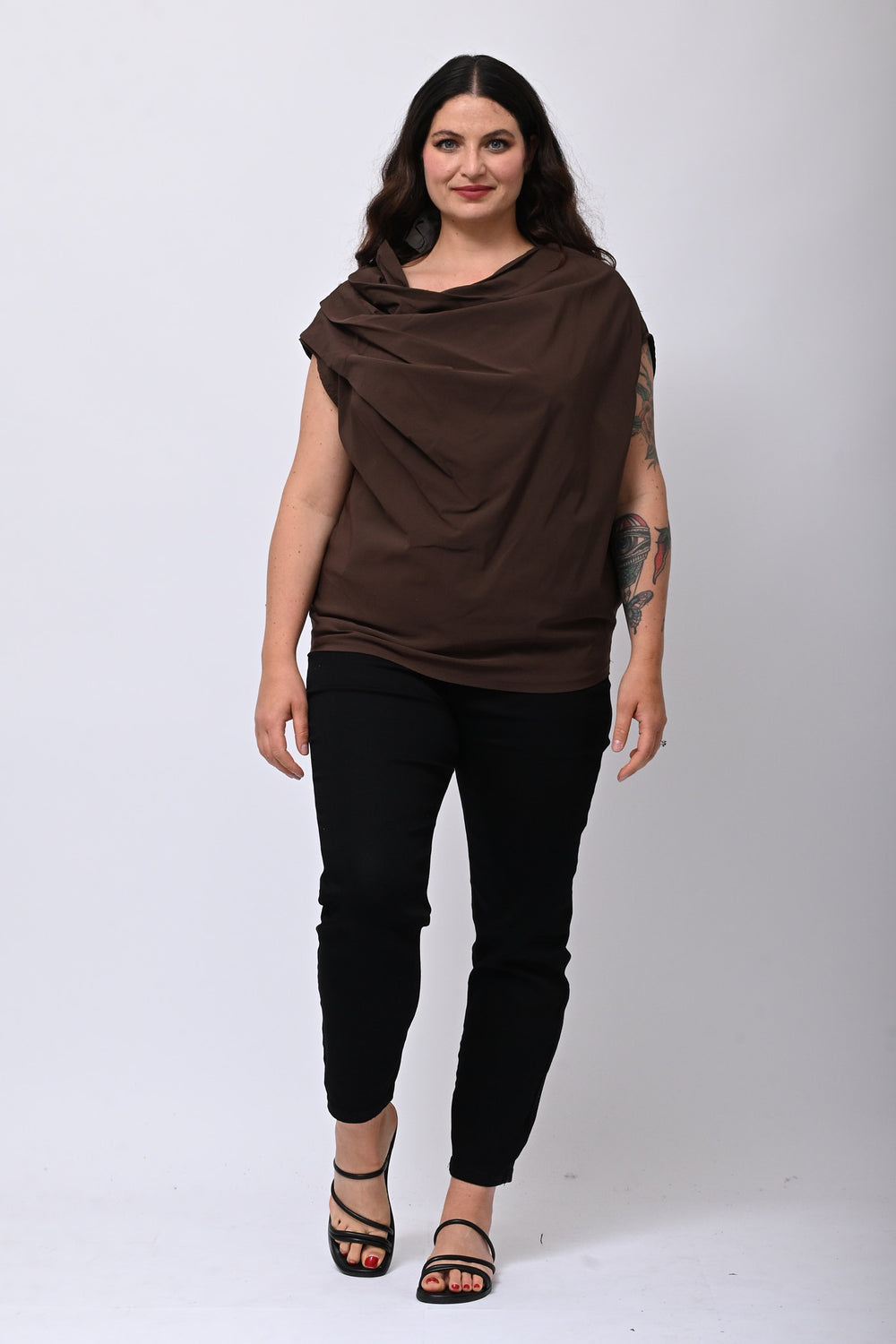Maglia destrutturata bengalina - Moro