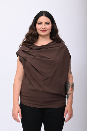 Maglia destrutturata bengalina - Moro