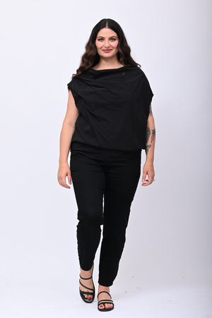 Maglia destrutturata bengalina - Nero