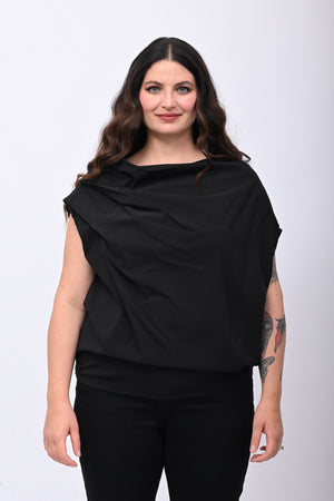 Maglia destrutturata bengalina - Nero