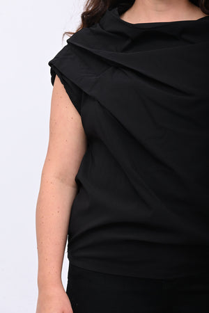 Maglia destrutturata bengalina - Nero