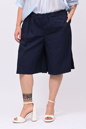 Gonna pantalone bermuda - Blu