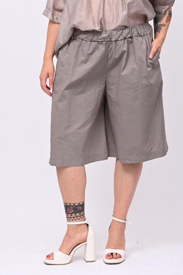 Gonna pantalone bermuda - Fango