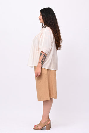 Gonna pantalone bermuda - Biscotto