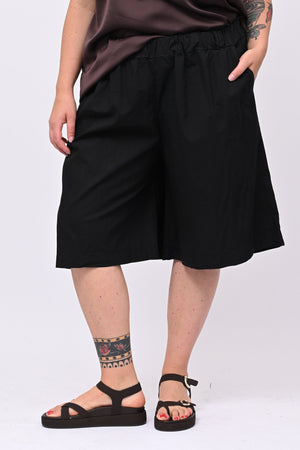 Gonna pantalone bermuda - Nero