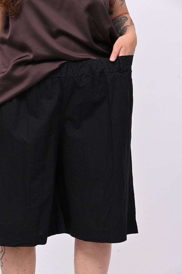 Gonna pantalone bermuda - Nero