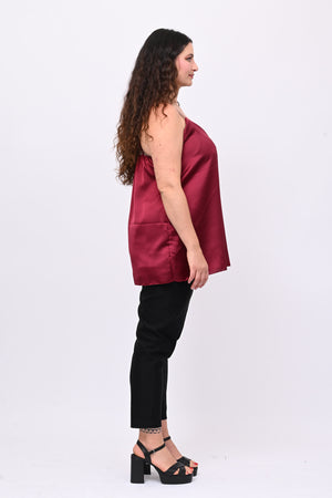 Top raso bretella - India