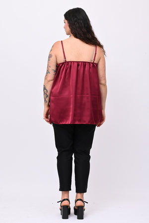 Top raso bretella - India