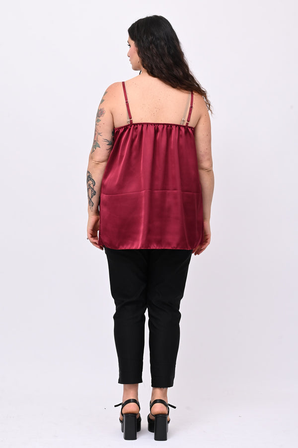 Top raso bretella - India