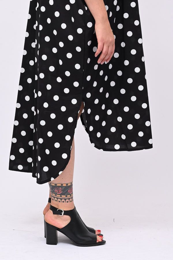 Abito pois pizzo - Nero