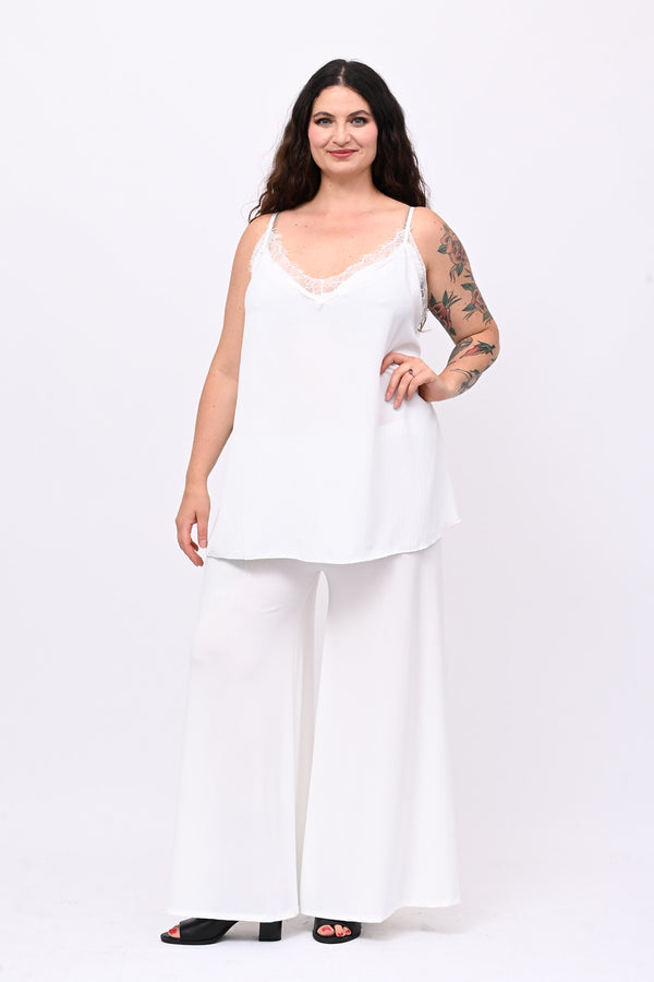 Pantapalazzo jersey - Bianco