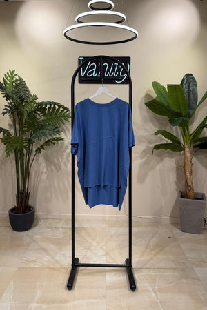 Maglia manica elastico - Jeans