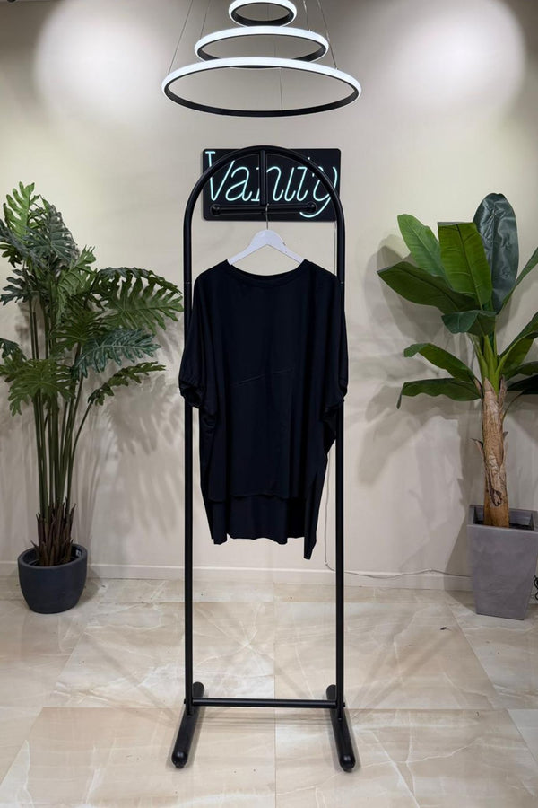 Maglia manica elastico - Nero