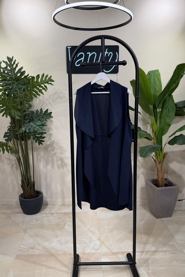 Gilet over crèpe - BLU