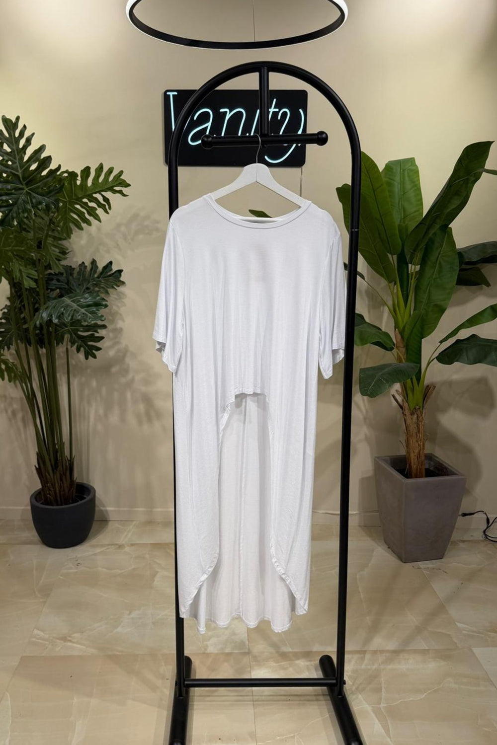 Maglia m/m coda - BIANCO
