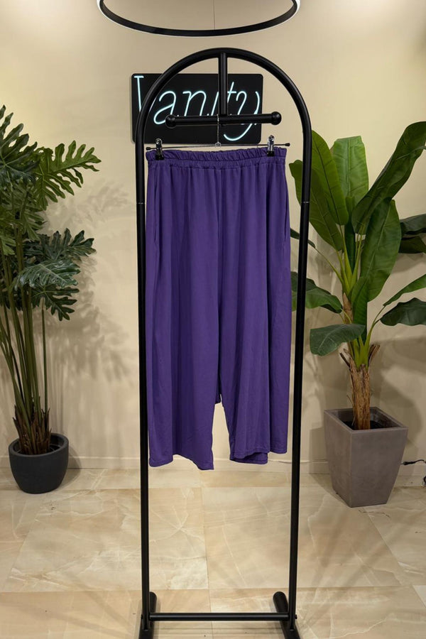 Pantaculotte jersey - VIOLA