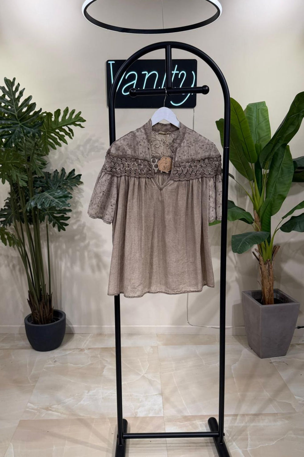 Blusa sangallo coreana - FANGO