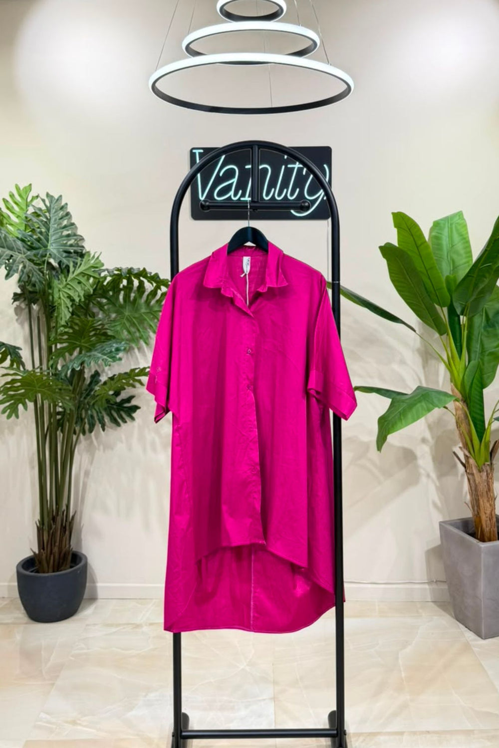 Camicia over coda - Peonia