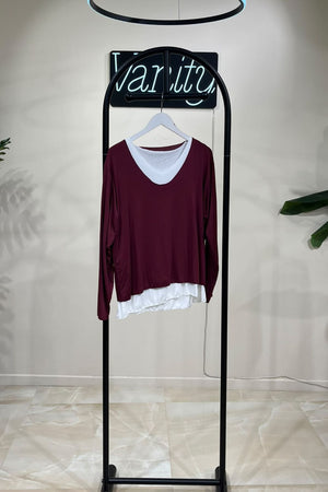 Tshirt doppia - Vino