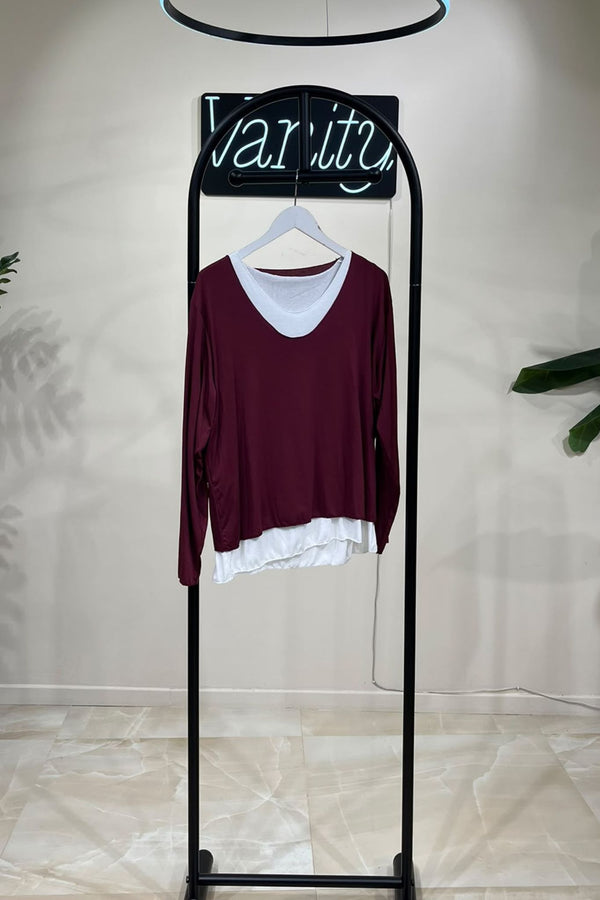 Tshirt doppia - Vino